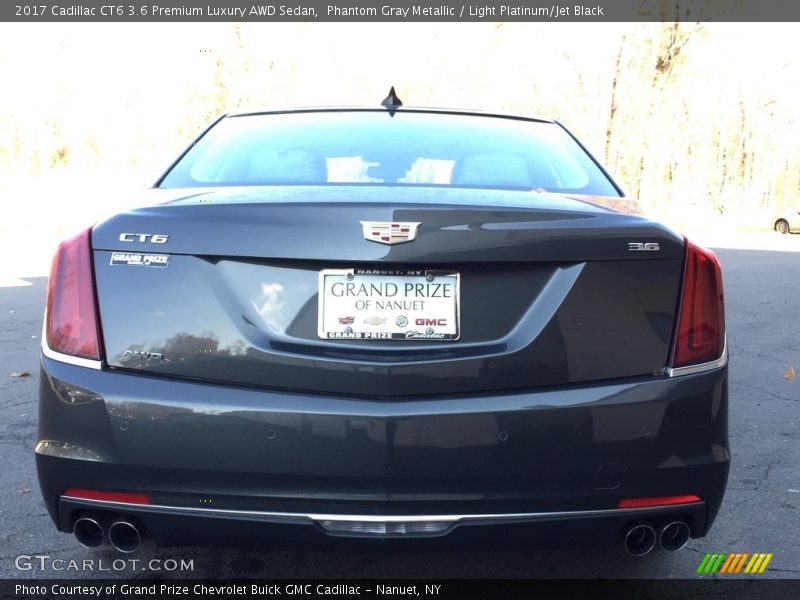 Phantom Gray Metallic / Light Platinum/Jet Black 2017 Cadillac CT6 3.6 Premium Luxury AWD Sedan