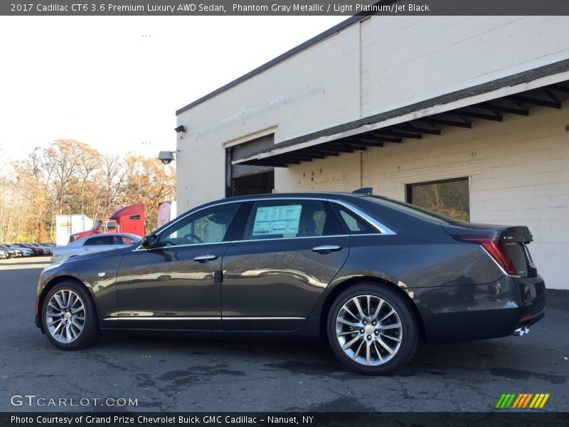 Phantom Gray Metallic / Light Platinum/Jet Black 2017 Cadillac CT6 3.6 Premium Luxury AWD Sedan