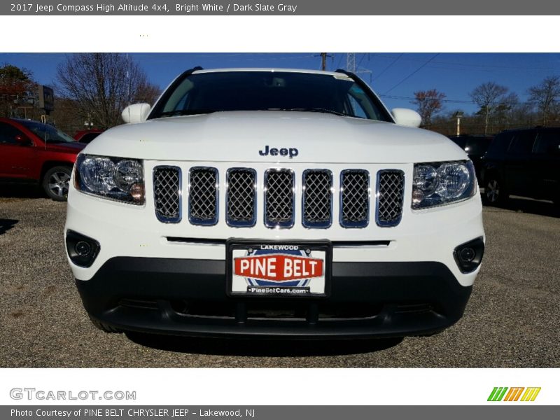 Bright White / Dark Slate Gray 2017 Jeep Compass High Altitude 4x4