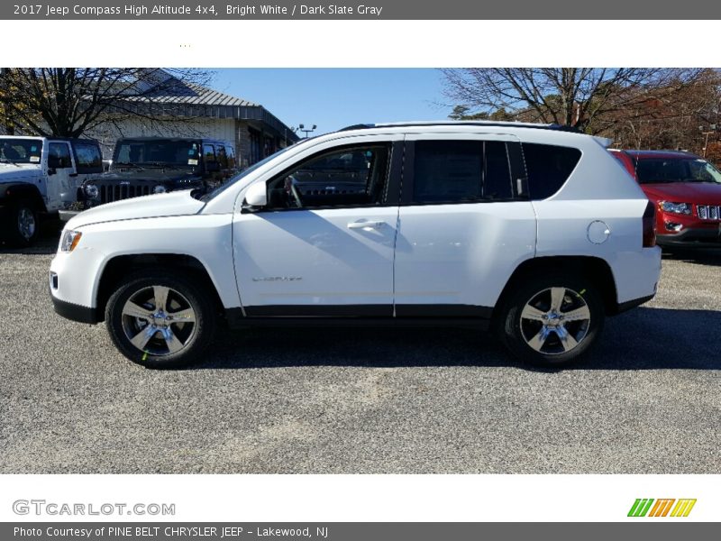 Bright White / Dark Slate Gray 2017 Jeep Compass High Altitude 4x4