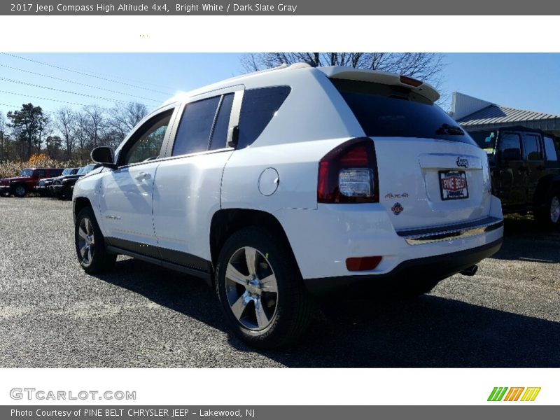 Bright White / Dark Slate Gray 2017 Jeep Compass High Altitude 4x4