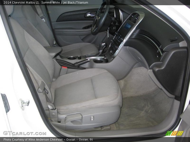 Summit White / Jet Black/Titanium 2014 Chevrolet Malibu LS