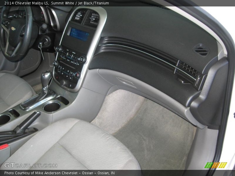Summit White / Jet Black/Titanium 2014 Chevrolet Malibu LS
