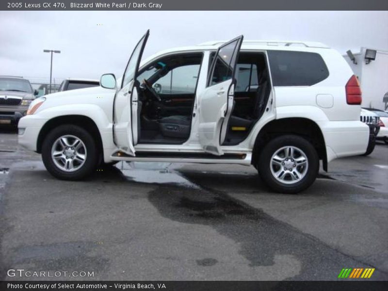 Blizzard White Pearl / Dark Gray 2005 Lexus GX 470