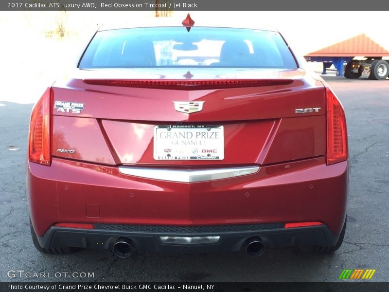 Red Obsession Tintcoat / Jet Black 2017 Cadillac ATS Luxury AWD