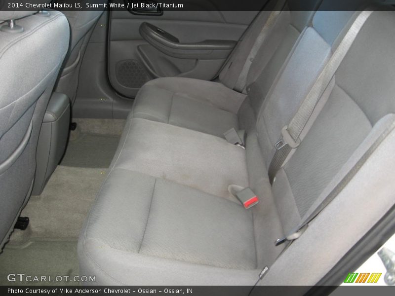 Summit White / Jet Black/Titanium 2014 Chevrolet Malibu LS