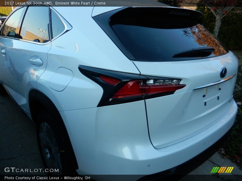 Eminent White Pearl / Creme 2017 Lexus NX 300h AWD