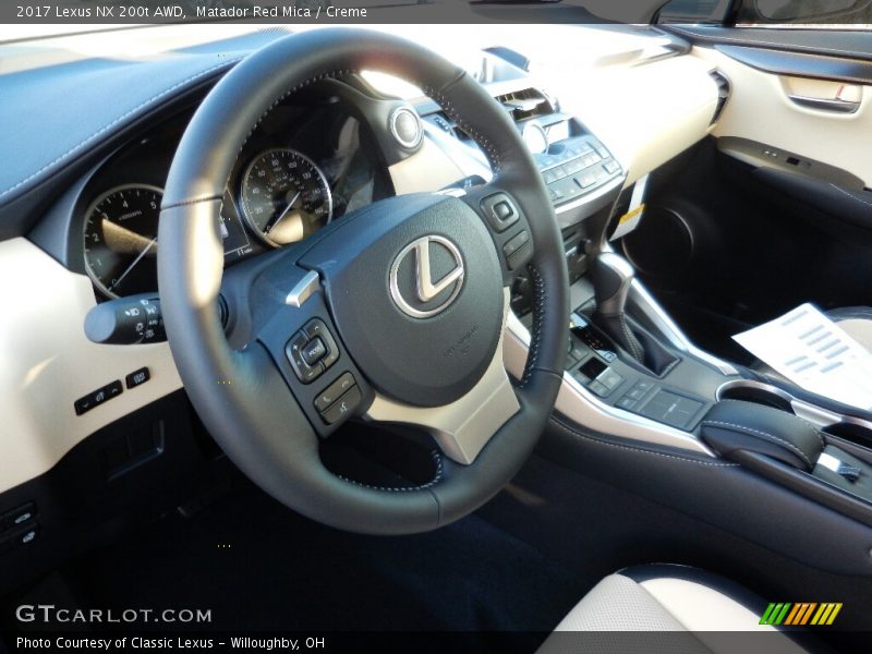 Matador Red Mica / Creme 2017 Lexus NX 200t AWD