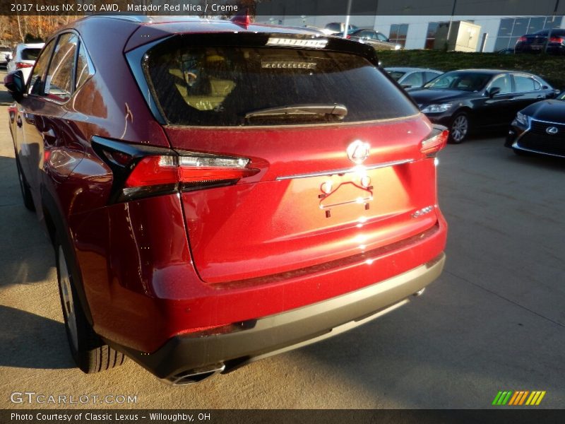 Matador Red Mica / Creme 2017 Lexus NX 200t AWD