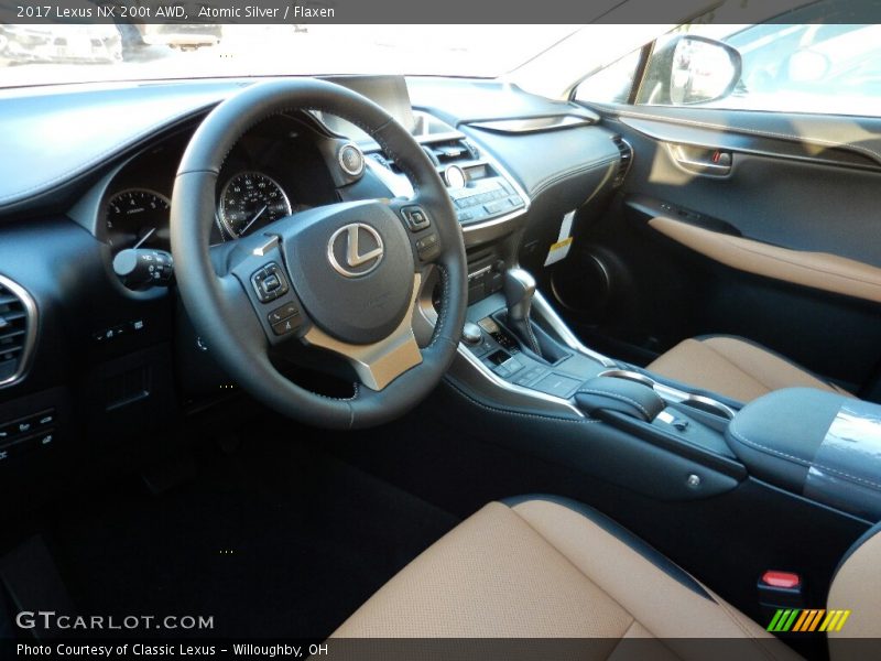 Atomic Silver / Flaxen 2017 Lexus NX 200t AWD