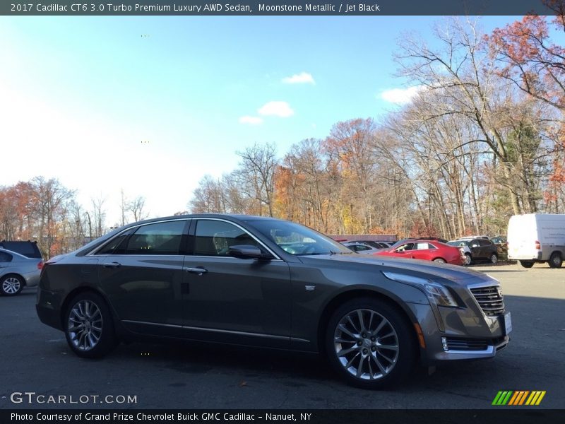 Moonstone Metallic / Jet Black 2017 Cadillac CT6 3.0 Turbo Premium Luxury AWD Sedan