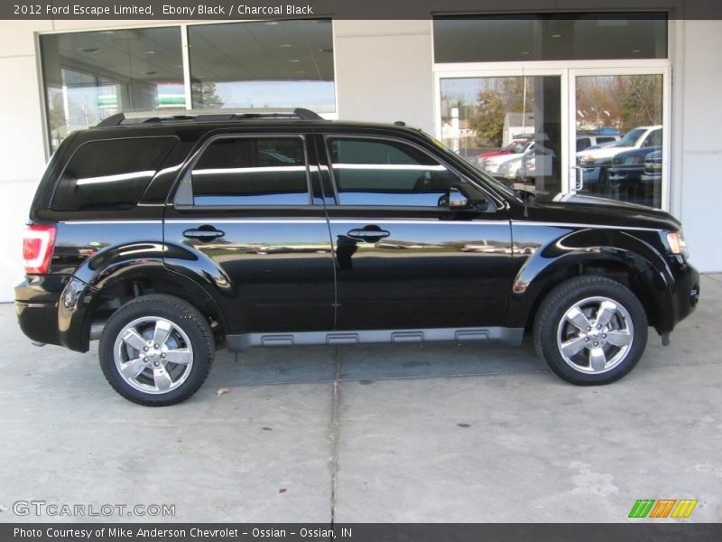 Ebony Black / Charcoal Black 2012 Ford Escape Limited