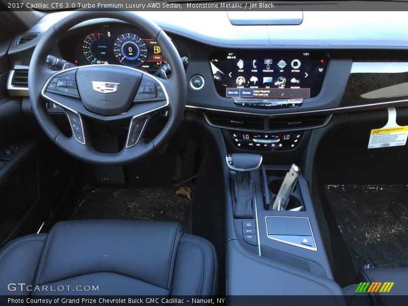 Moonstone Metallic / Jet Black 2017 Cadillac CT6 3.0 Turbo Premium Luxury AWD Sedan