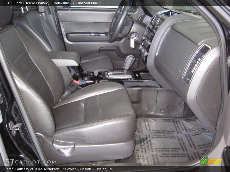 Ebony Black / Charcoal Black 2012 Ford Escape Limited