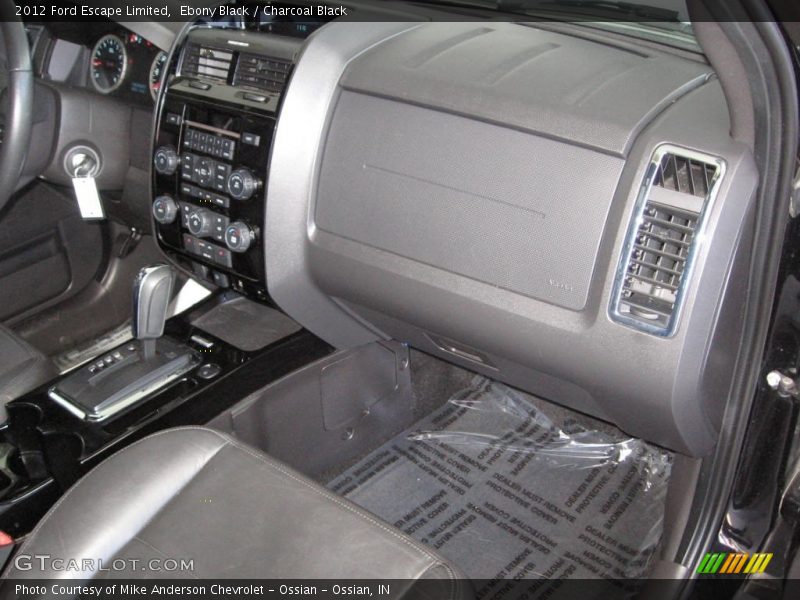 Ebony Black / Charcoal Black 2012 Ford Escape Limited
