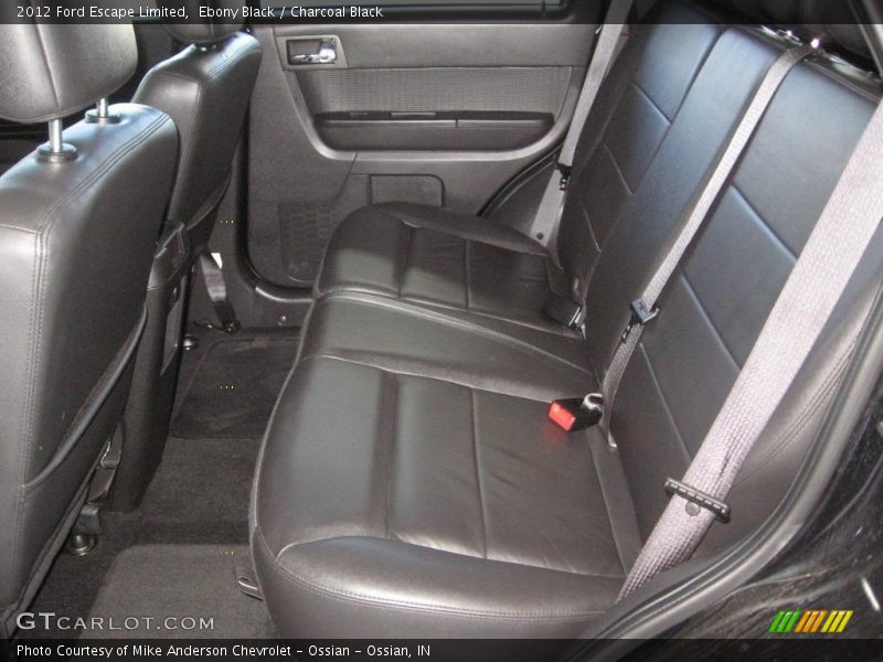 Ebony Black / Charcoal Black 2012 Ford Escape Limited