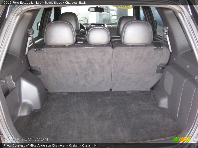 Ebony Black / Charcoal Black 2012 Ford Escape Limited