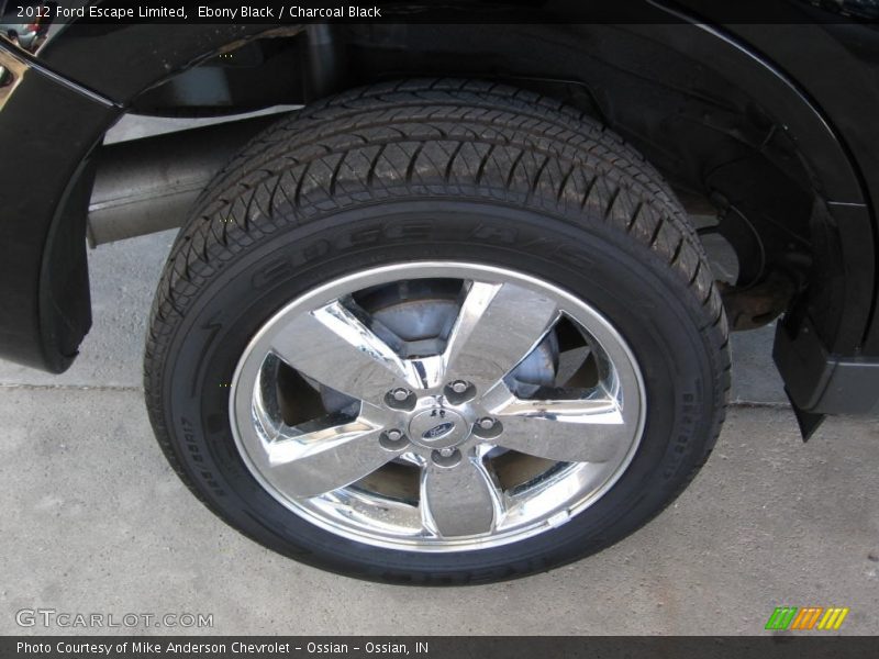Ebony Black / Charcoal Black 2012 Ford Escape Limited