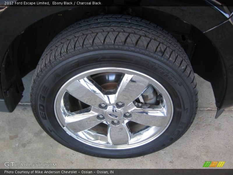 Ebony Black / Charcoal Black 2012 Ford Escape Limited