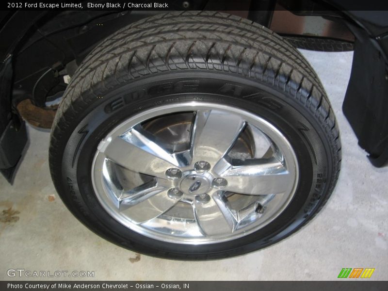 Ebony Black / Charcoal Black 2012 Ford Escape Limited