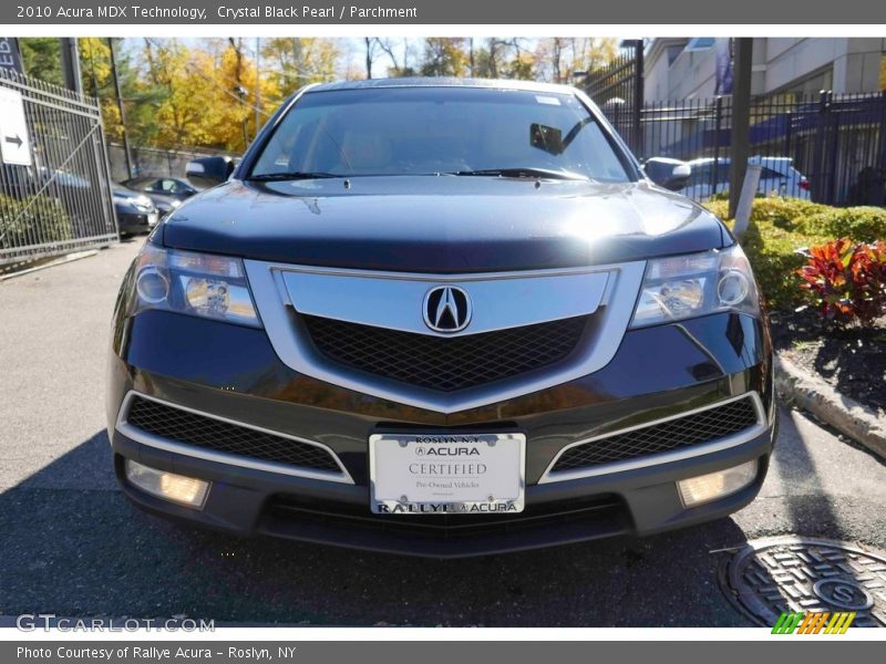 Crystal Black Pearl / Parchment 2010 Acura MDX Technology