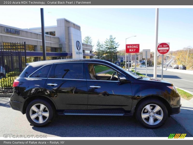 Crystal Black Pearl / Parchment 2010 Acura MDX Technology