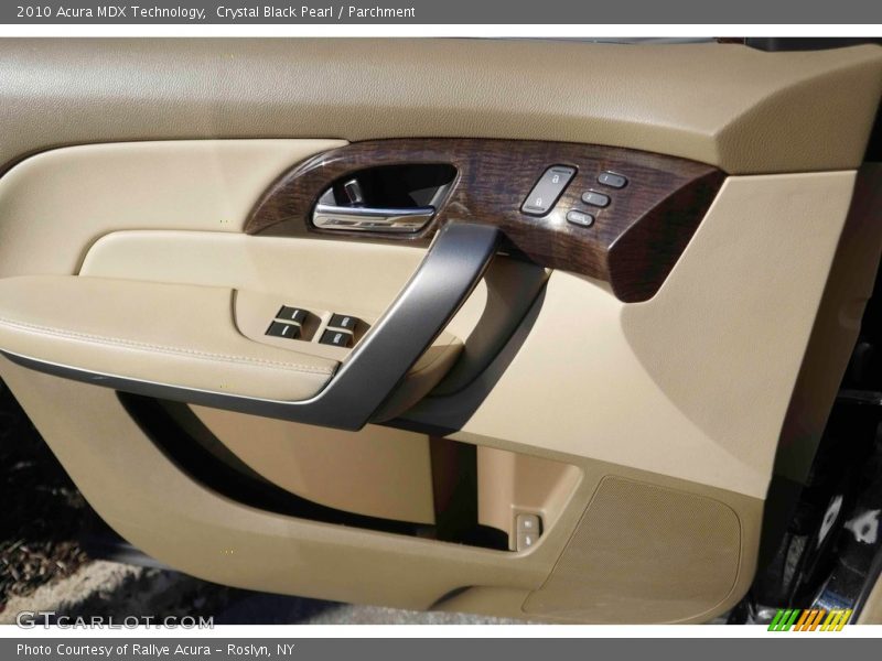 Crystal Black Pearl / Parchment 2010 Acura MDX Technology
