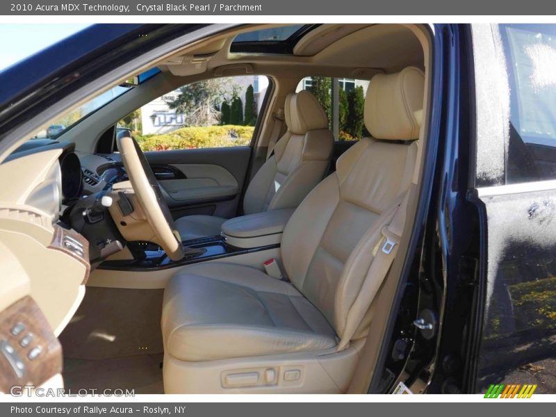 Crystal Black Pearl / Parchment 2010 Acura MDX Technology