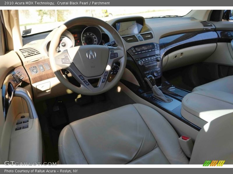 Crystal Black Pearl / Parchment 2010 Acura MDX Technology