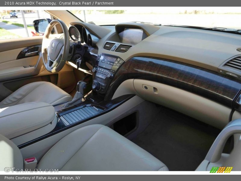 Crystal Black Pearl / Parchment 2010 Acura MDX Technology