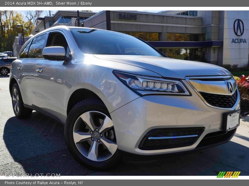 Silver Moon / Ebony 2014 Acura MDX SH-AWD