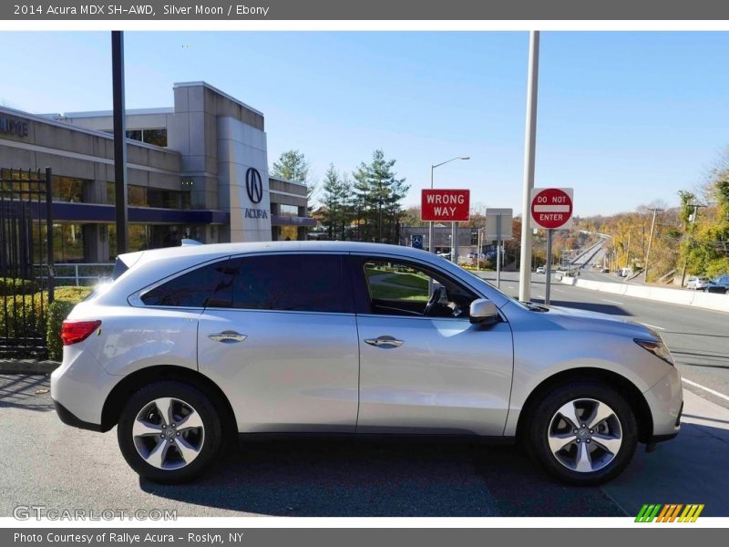 Silver Moon / Ebony 2014 Acura MDX SH-AWD