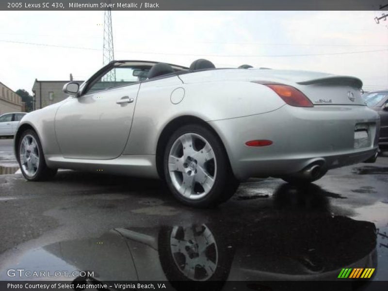 Millennium Silver Metallic / Black 2005 Lexus SC 430