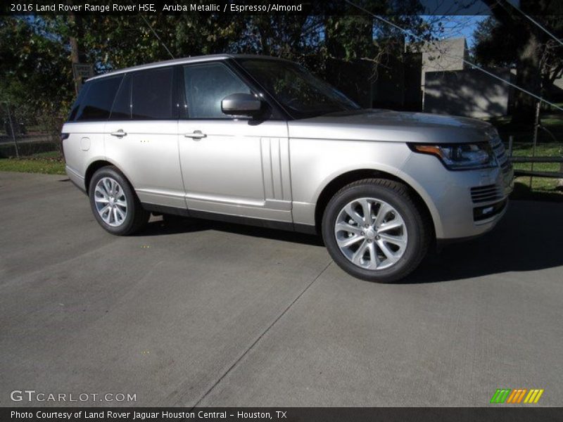 Aruba Metallic / Espresso/Almond 2016 Land Rover Range Rover HSE