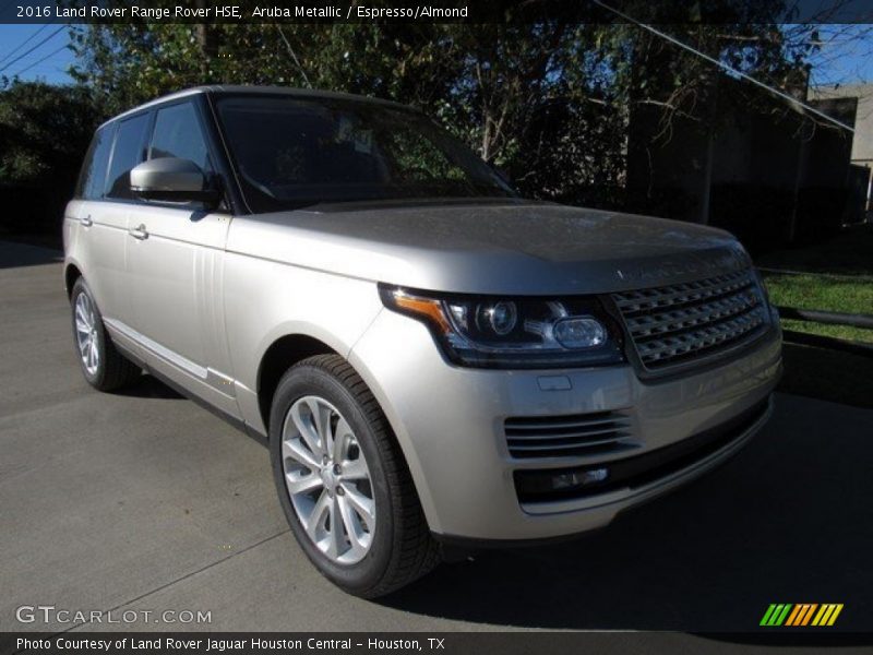 Aruba Metallic / Espresso/Almond 2016 Land Rover Range Rover HSE