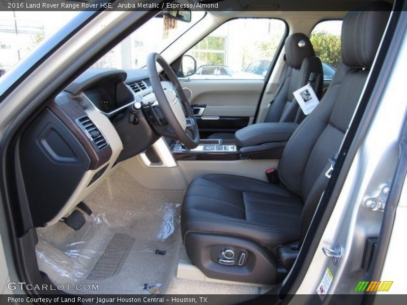 Aruba Metallic / Espresso/Almond 2016 Land Rover Range Rover HSE