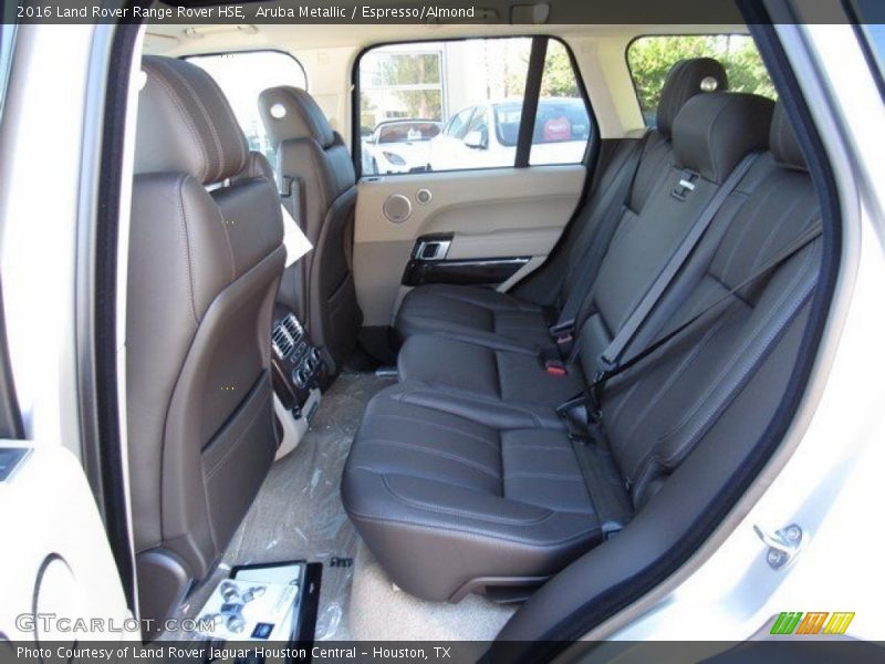 Aruba Metallic / Espresso/Almond 2016 Land Rover Range Rover HSE