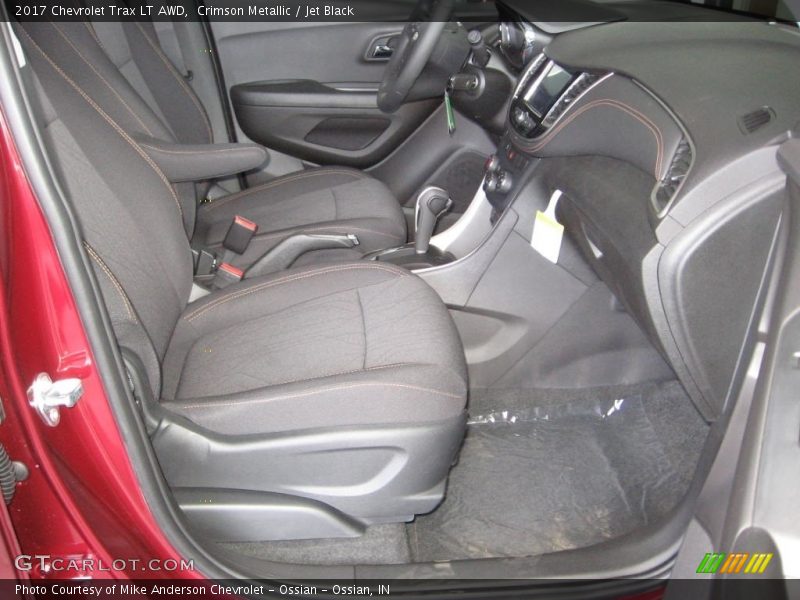 Crimson Metallic / Jet Black 2017 Chevrolet Trax LT AWD