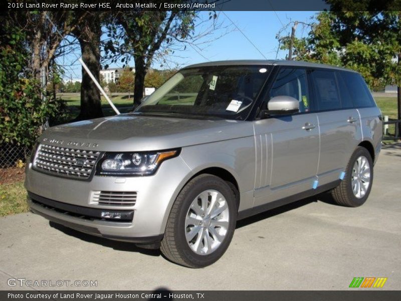 Aruba Metallic / Espresso/Almond 2016 Land Rover Range Rover HSE