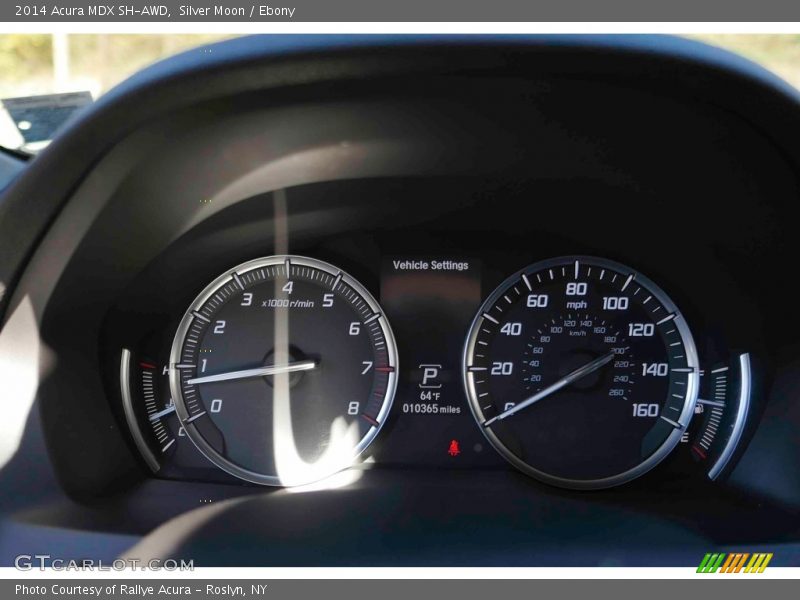 Silver Moon / Ebony 2014 Acura MDX SH-AWD