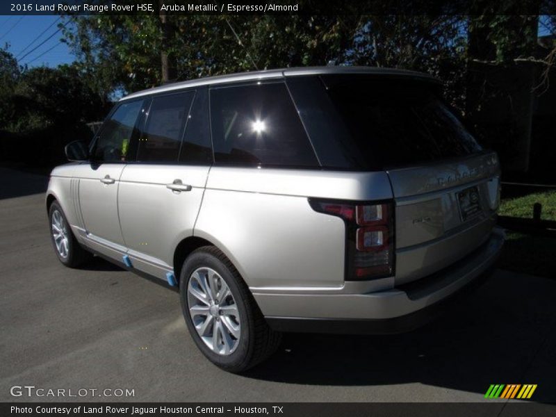 Aruba Metallic / Espresso/Almond 2016 Land Rover Range Rover HSE