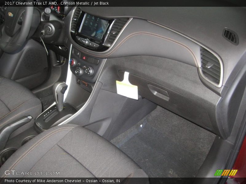 Crimson Metallic / Jet Black 2017 Chevrolet Trax LT AWD