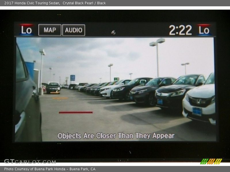 Crystal Black Pearl / Black 2017 Honda Civic Touring Sedan