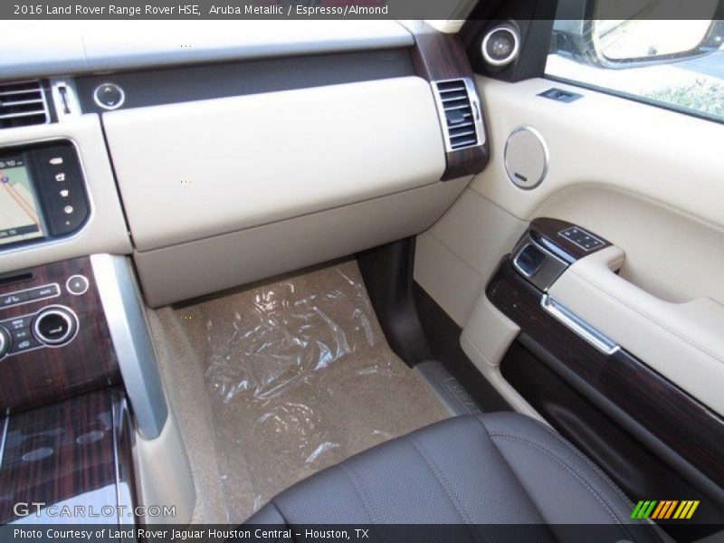 Aruba Metallic / Espresso/Almond 2016 Land Rover Range Rover HSE