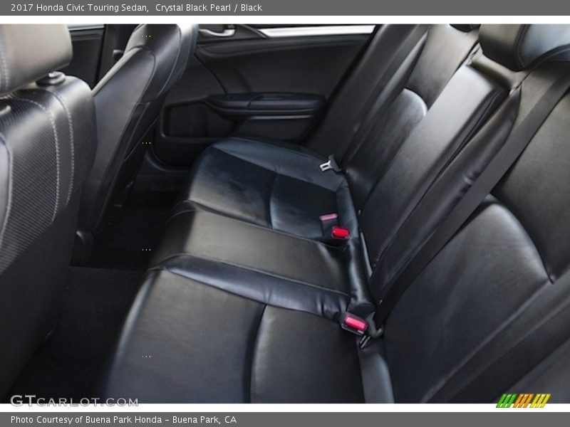 Crystal Black Pearl / Black 2017 Honda Civic Touring Sedan