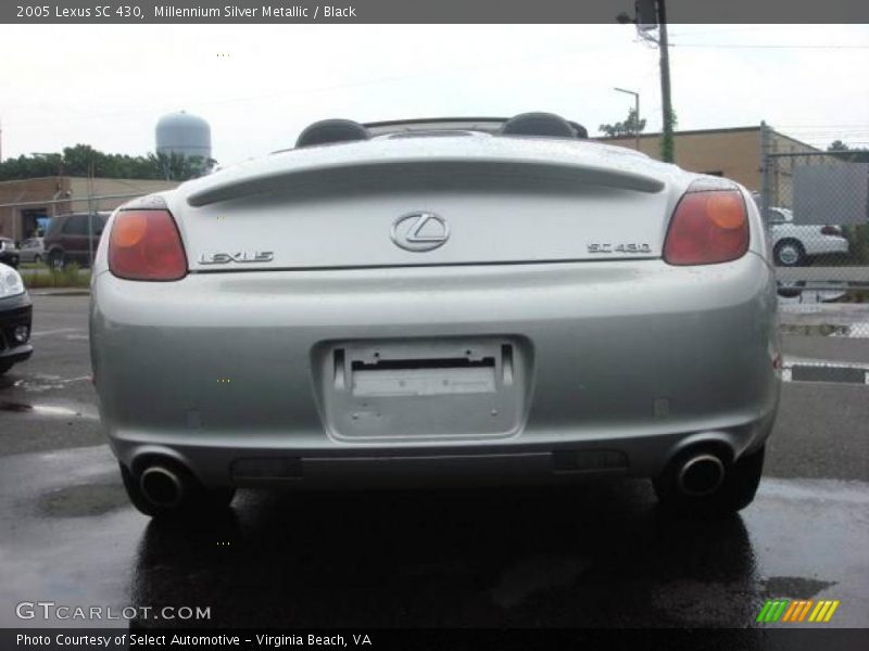 Millennium Silver Metallic / Black 2005 Lexus SC 430