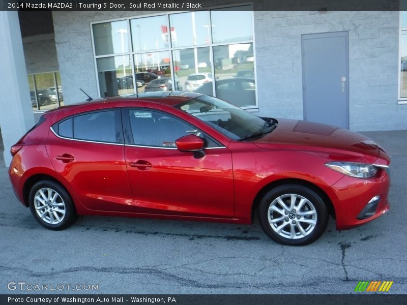 Soul Red Metallic / Black 2014 Mazda MAZDA3 i Touring 5 Door