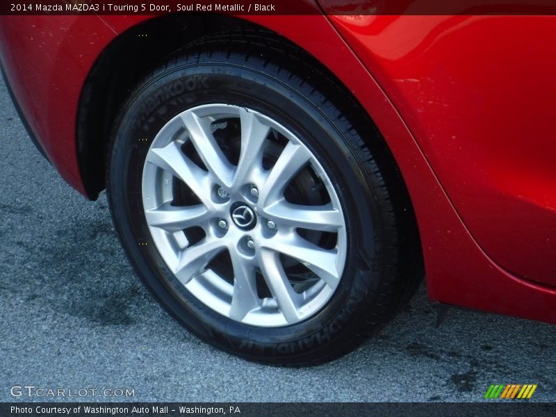 Soul Red Metallic / Black 2014 Mazda MAZDA3 i Touring 5 Door