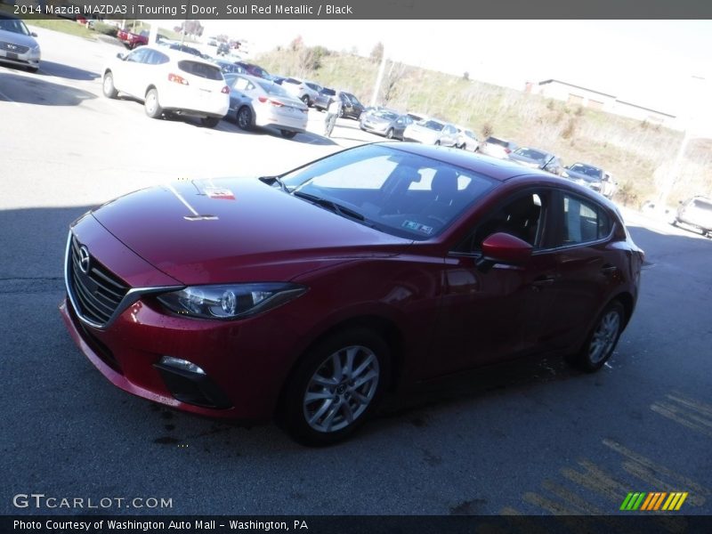 Soul Red Metallic / Black 2014 Mazda MAZDA3 i Touring 5 Door