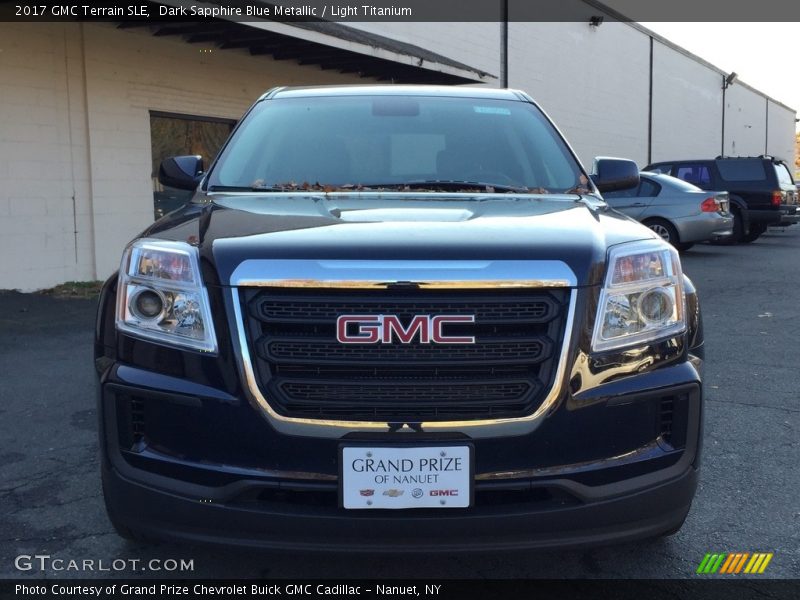 Dark Sapphire Blue Metallic / Light Titanium 2017 GMC Terrain SLE